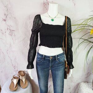 Urban Outfitters Urban romance smocked top